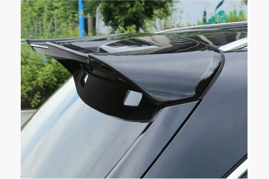 Mercedes GLC X253 2015–2022 LIP spoileris (1234 Upgrade, melns) Image