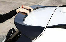 BMW X1 F48 2015–2022 LIP spoileris (1234 Upgrade, melns) foto 6