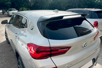 BMW X2 F39 2018–2023 LIP spoileris (1234 Upgrade, melns) foto 15