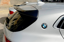 BMW X2 F39 2018–2023 LIP spoileris (1234 Upgrade, melns) foto 16