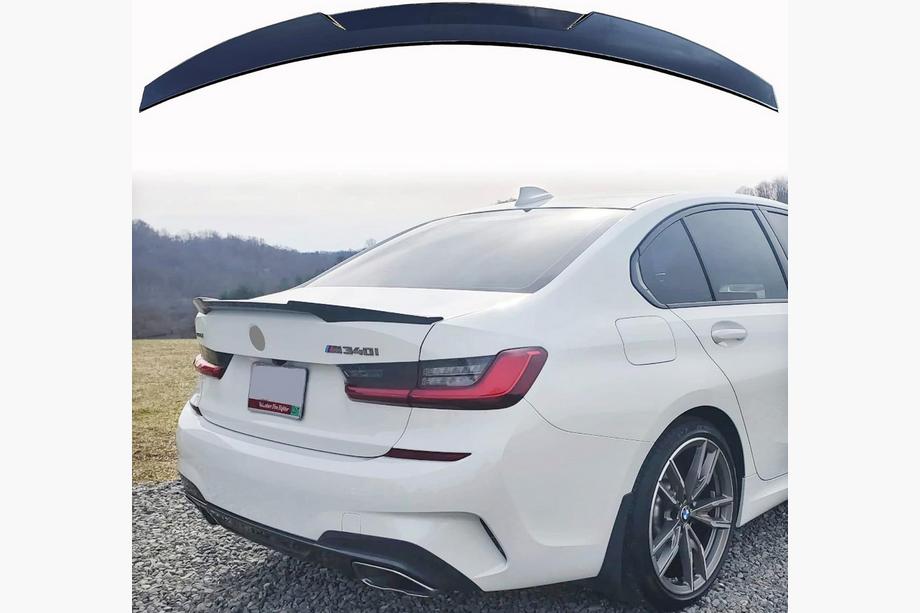 BMW 3. sērija G20/G21 2018– LIP V1 spoilers (1234 Upgrade, melns) Foto 1