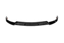 Mercedes C-class W205 2014–2021 Priekšējā bampera lūpas spoileris V2 1234 Upgrade (melns, 2018-2021) foto 4