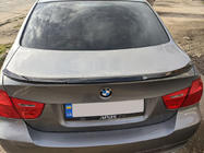BMW 3. sērija E90/E91 2005–2011 Spoileris HongHang V2 (ABS, spīdīgi melns) foto 2