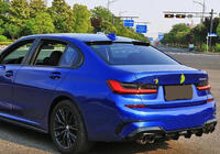 BMW 3. sērija G20/G21 2018– Aizmugurējā stikla spoilers LIP (1234 Upgrade, melns) foto 2