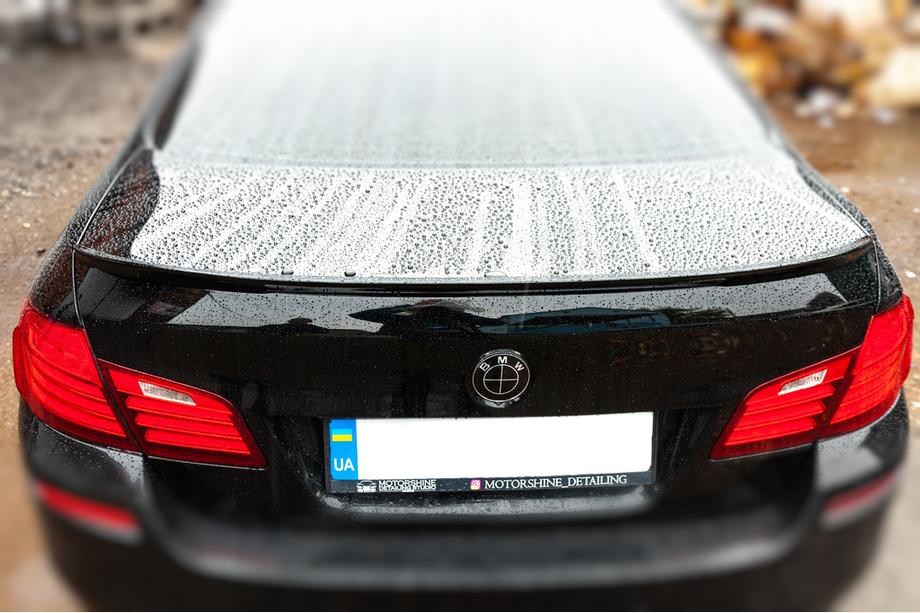 BMW 5. sērija F10/F11 2010–2016 Lip spoilers LIP V2 (1234 Upgrade, melns) Foto 3