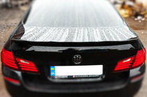 BMW 5. sērija F10/F11 2010–2016 Lip spoileris V3 (1234 Upgrade, melns) foto 4
