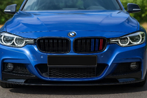 BMW 3. sērija F30/F31 2012–2019 M-Look nieru restes (M-Color) foto 2