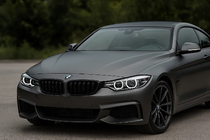 BMW 4 sērija F32/F33/F36 2012–2020 Nieru restes M-Look (matēti melnas) foto 2