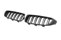 BMW 4 sērija F32/F33/F36 2012–2020 Nieru restes M-Look (matēti melnas) foto 4
