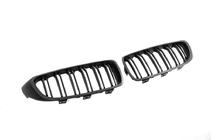BMW 4 sērija F32/F33/F36 2012–2020 Nieru restes M-Look (matēti melnas) foto 3