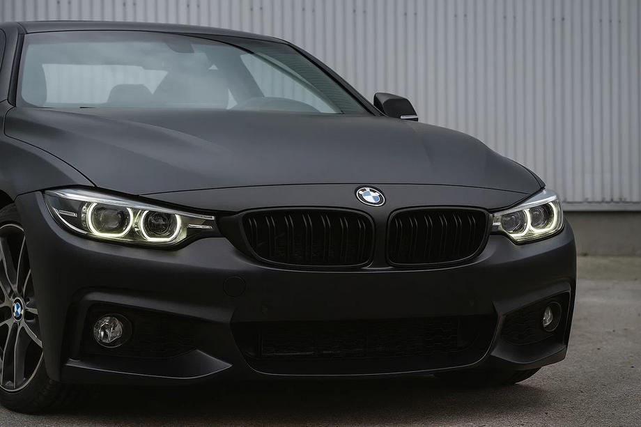 BMW 4 sērija F32/F33/F36 2012–2020 Nieru restes M-Look (matēti melnas) Image