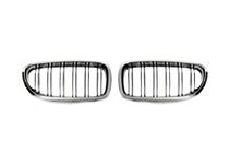 BMW 5. sērija F10/F11 2010–2016 Nieru restes (2 gab., hromētas) foto 2