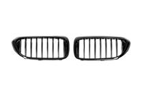 BMW 5. sērija G30/G31 2017–2023 Nieru reste 1 Bar (2017-2020, melns spīdīgs) foto 2