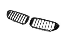 BMW 5. sērija G30/G31 2017–2023 Nieru reste 1 Bar (2017-2020, melns spīdīgs) foto 4
