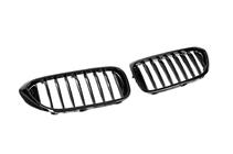 BMW 5. sērija G30/G31 2017–2023 Nieru reste 1 Bar (2017-2020, melns spīdīgs) foto 5