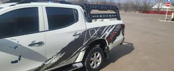 Mitsubishi L200 2006–2015 Rollbārs Dakar Bed Rack foto 5