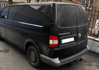 Volkswagen T6 2015–2024 Aizmugurējā bampera uzlika EuroCap (2 durvju, ABS) foto 1