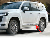 Toyota Land Cruiser 300 2021– Hromēti durvju moldingi (4 gab.) foto 3