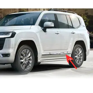 Hromēti durvju moldingi (4 gab.) Toyota Land Cruiser 300 2021– foto 3