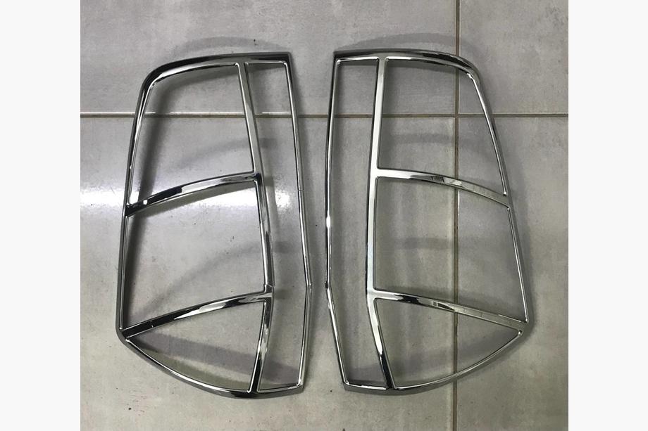 Chery Tiggo 1 2005–2016 IZPĀRDOŠANA! Hromēti aizmugurējo lukturu uzlikas Libao 2012-2014 (2 gab., plastmasa) Image