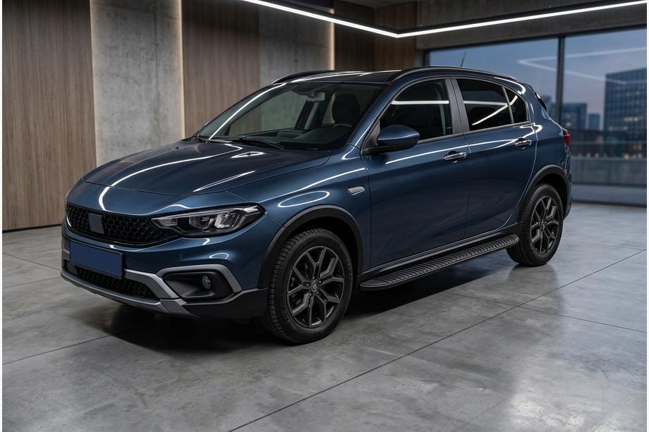 Fiat Tipo Cross 2021– Sānu kāpšļi Tayga Black (2 gab., alumīnijs) Image