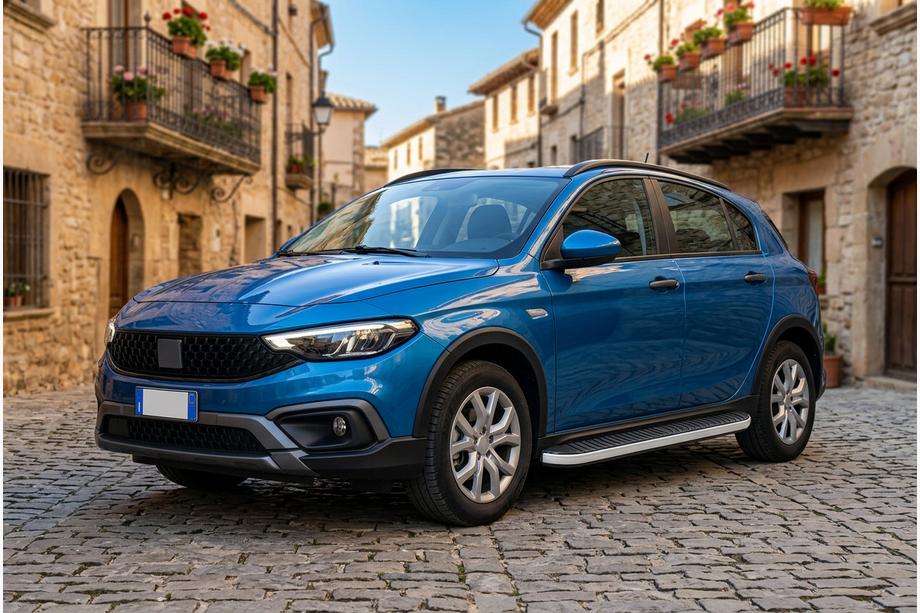 Fiat Tipo Cross 2021– Sānu sliekšņi Tayga Grey (2 gab., alumīnijs) Image