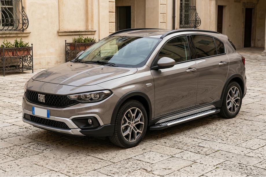 Fiat Tipo Cross 2021– Sānu sliekšņi Line (2 gab., alumīnijs) Image
