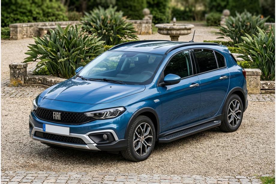 Fiat Tipo Cross 2021– Sānu sliekšņi Allmond Black (2 gab., alumīnijs) Image