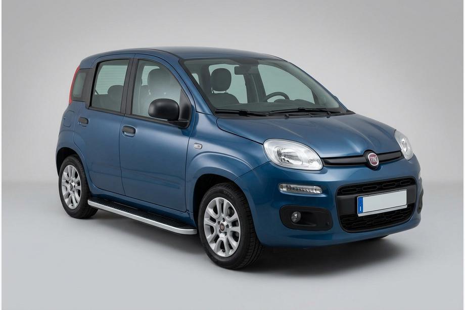 Fiat Panda 2011–2023 Sānu sliekšņi Tayga Grey (2 gab., alumīnijs) Image