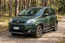 Fiat Panda 2011–2023 Sānu sliekšņi Bosphore Grey (2 gab., alumīnijs) foto 1