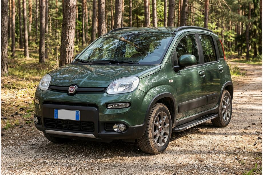 Fiat Panda 2011–2023 Sānu sliekšņi Bosphore Grey (2 gab., alumīnijs) Image