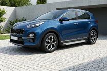 Kia Sportage 2021– Sānu pakāpieni Maya V2 (2 gab., alumīnijs) foto 1