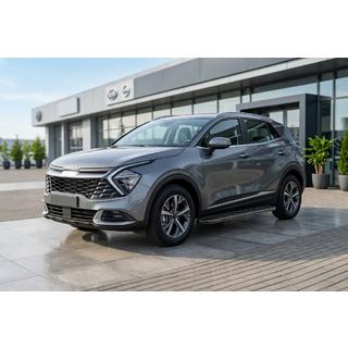 Sānu sliekšņi Bosphore Black (2 gab., alumīnijs) Kia Sportage 2021– foto 1