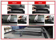 Nissan X-trail T31 2007–2014 Atslēdzami šķērsstieņi integrētām jumta reliņām WingBar V1 (2 gab.) Pelēka foto 2