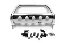 Mitsubishi Outlander 2006–2012 Priekšējais aizsargstienis (bullbar) a125209 (nerūsējošais tērauds) foto 2