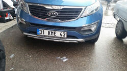 Kia Sportage 2010–2015 Priekšējais lūpas spoileris B06 (plastmasa) foto 3