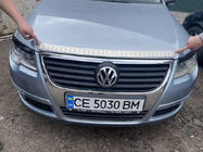 Volkswagen Passat B6 2006–2012 Motora pārsega uzlika (1 gab., nerūsējošais tērauds) foto 1