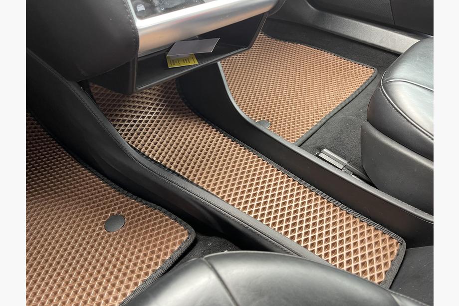 Tesla Model S 2012– EVA automašīnas paklājiņi (2012-2021, ķieģeļu krāsā) Image