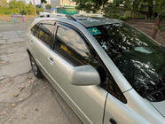 Lexus RX 2003–2009 Hromēti turku jumta reliņi Plastmasas stiprinājuma kājas foto 2