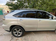 Lexus RX 2003–2009 Hromēti turku jumta reliņi Plastmasas stiprinājuma kājas foto 1