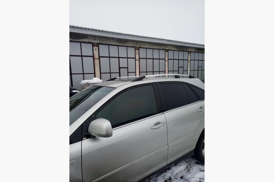 Lexus RX 2003–2009 Hromēti turku jumta reliņi Foto 5