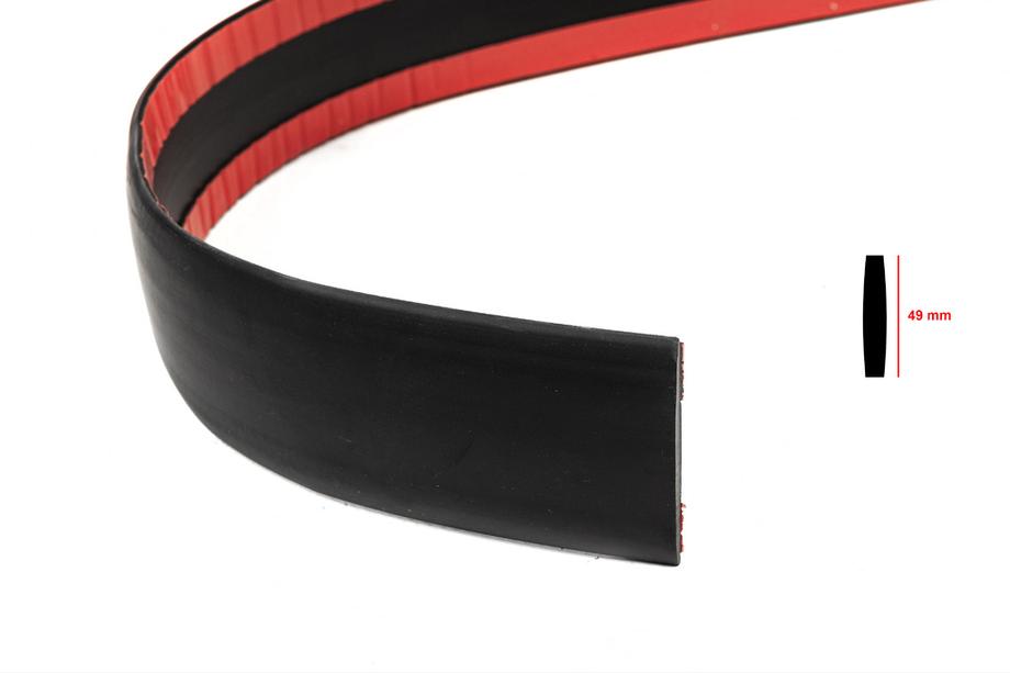 Melns durvju moldings pa metriem sal125 (1 metrs, 49 mm) Foto 2