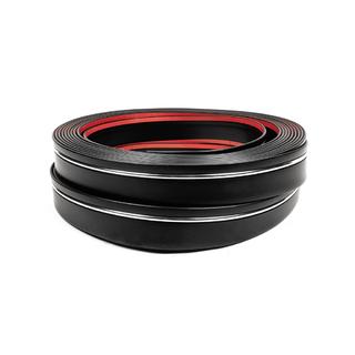 Melna moldinglīste ar hroma joslu pēc metra sal65 (1 metrs, 59 mm) foto 3