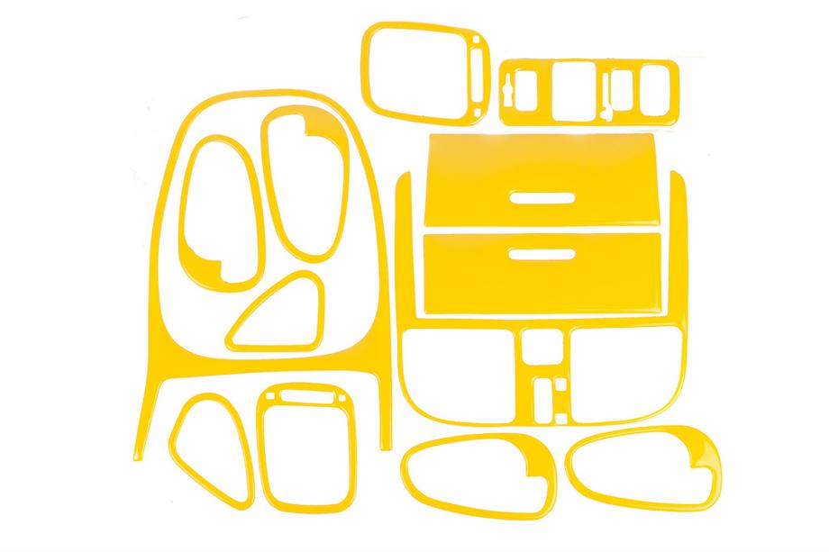 Mitsubishi Carisma 1995–2004 Paneļa uzlikas 1999-2003 (dzeltenā krāsā) Image