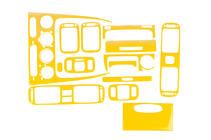 Toyota Corolla 1998–2002 Paneļa uzlikas 2000-2002 (dzeltenā krāsā) foto 1