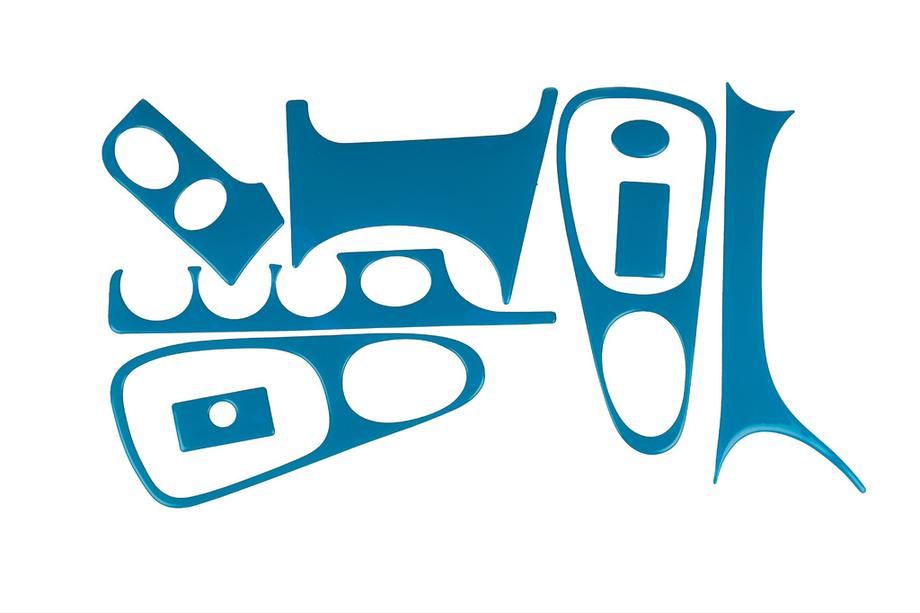 Ford Escort 1995–2000 Instrumentu paneļa uzlikas (zilā krāsā) Image