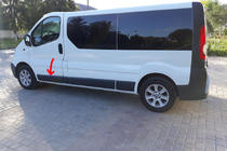 Renault Trafic 2001–2015 Oriģinālā lietota durvju līste (L1) foto 1