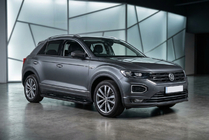 Volkswagen T-Roc 2017–2025 Sānu sliekšņi Allmond Black (2 gab., alumīnijs) foto 1