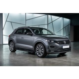 Sānu sliekšņi Allmond Black (2 gab., alumīnijs) Volkswagen T-Roc 2017–2025 foto 1
