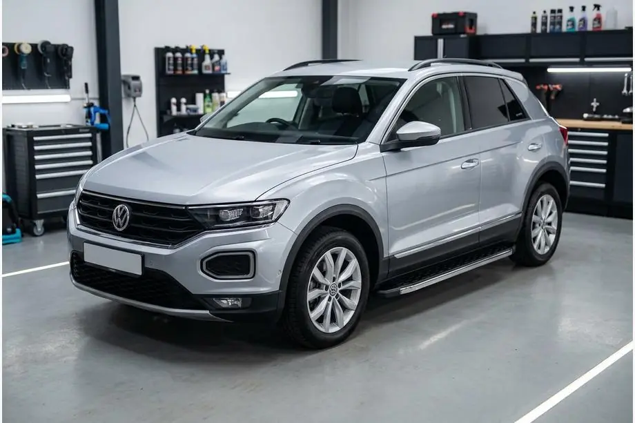 Volkswagen T-Roc 2017–2025 Sānu pakāpieni BlackLine (2 gab., alumīnijs) Foto 1